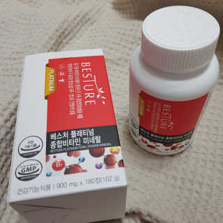 베스처 플래티넘종합비타민미네랄 — 5점을 준 리뷰어가 2019년 7월 올린 사용 사진