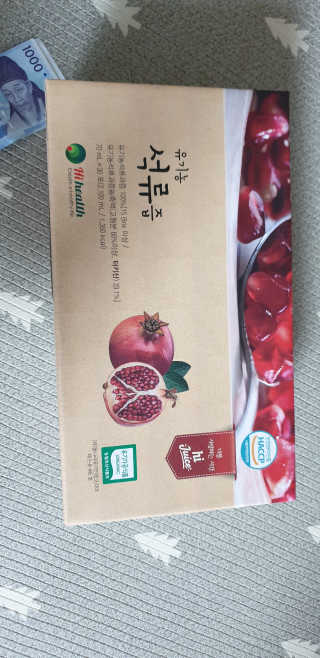 [하이헬스] 정말 진하고 맛있는 유기농 석류즙 30포 — 5점을 준 리뷰어가 2019년 11월 올린 사용 사진