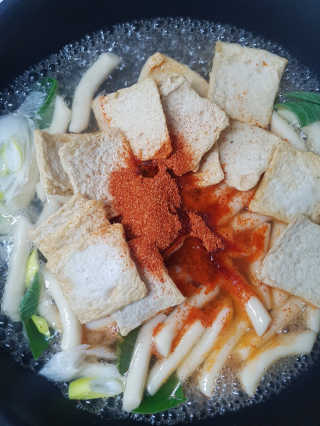 잠실맛집,홍코너떡볶이가우리집에[옛날맛,짜장맛옵션] — 5점을 준 리뷰어가 2019년 12월 올린 사용 사진