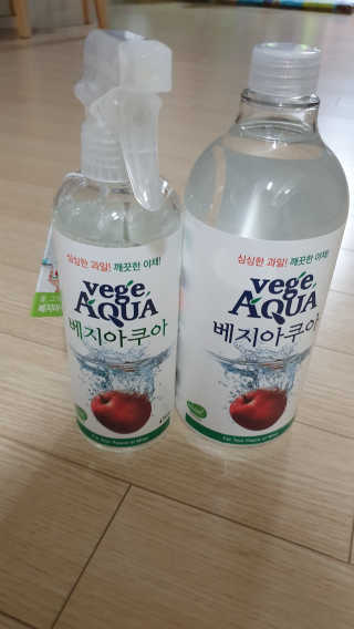 베지아쿠아 475ml + 리필 1000ml 1Set — 5점을 준 리뷰어가 2019년 11월 올린 사용 사진