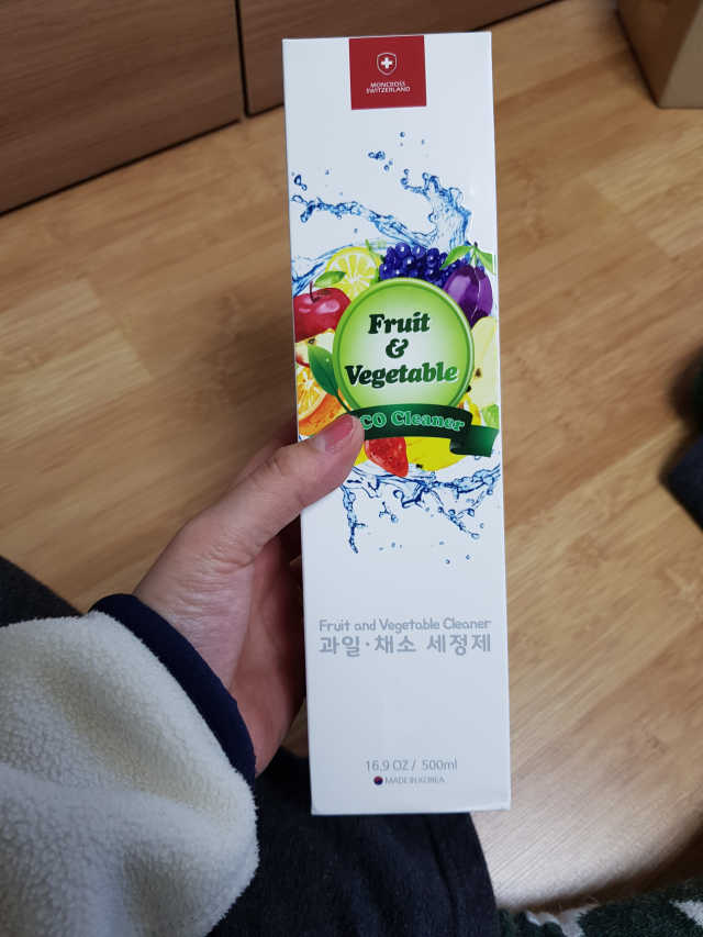 몽크로스 에코클리너 과일야채 세정제 리뷰 사진