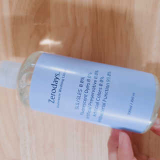 제로데이즈 천연 주방전용세제 + 여성속옷세제 — 4점을 준 리뷰어가 2020년 1월 올린 사용 사진