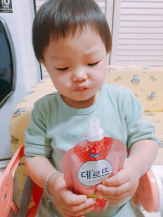 데르뜨 떠먹는 과일 3종, 짜먹는 과일 2종 총 10개 체험 — 5점을 준 리뷰어가 2020년 3월 올린 사용 사진