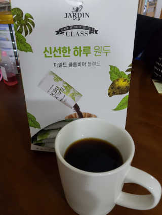 (주)쟈뎅 [쟈뎅] 클래스 신선한 하루 원두+여과지 SET — 3점을 준 리뷰어가 2019년 3월 올린 사용 사진