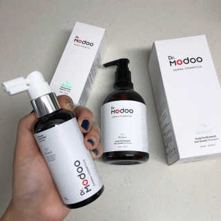 닥터모두 홈스파 스칼프 샴푸 300ml + 헤어토닉 — 5점을 준 리뷰어가 2019년 2월 올린 사용 사진