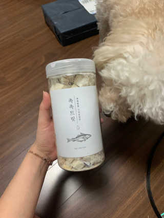 펫프렌즈 [면역력강화]첨가 북어 100퍼센트 촉촉트릿 북어 80g — 5점을 준 리뷰어가 2020년 1월 올린 사용 사진