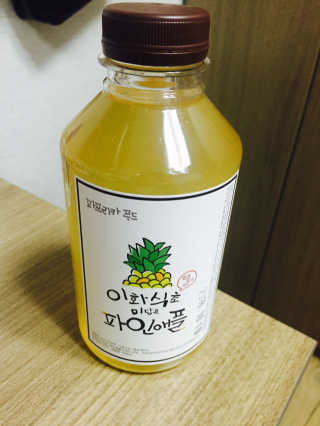 이화식초 미담은 파인애플 — 4점을 준 리뷰어가 2016년 10월 올린 사용 사진