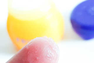 [후르디아] 블루베리 과즙 듬뿍 꿀과즙립밤 3개 세트 — 5점을 준 리뷰어가 2019년 10월 올린 사용 사진