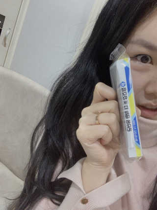 프롬바이오 엄마의 마음을 담은 장건강엔 더 착한 유산균 — 4점을 준 리뷰어가 2019년 12월 올린 사용 사진