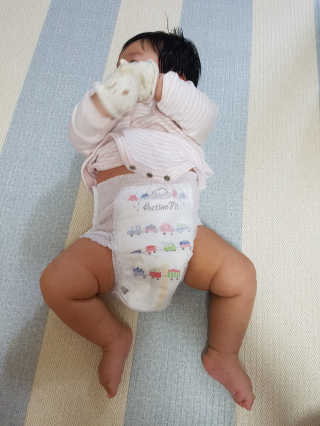 보솜이 액션핏 팬티형 — 3점을 준 리뷰어가 2019년 3월 올린 사용 사진