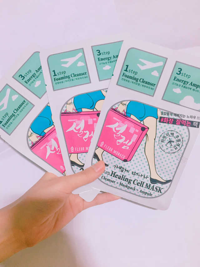 3STEP 힐링 셀 마스크팩 리뷰 사진