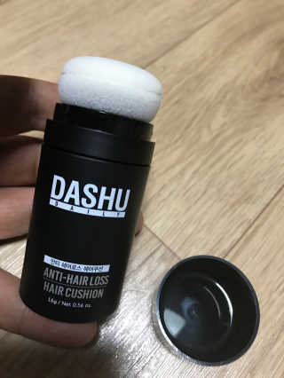 다슈코리아 다슈 안티 헤어로스 헤어쿠션 16g — 3.5점을 준 리뷰어가 2017년 3월 올린 사용 사진