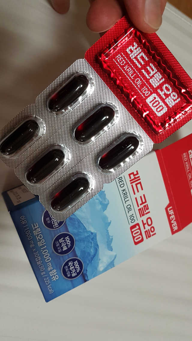 라이프에버 레드크릴오일 100 리뷰 사진