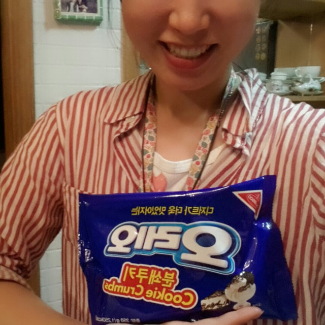 오레오 분쇄쿠키 리뷰 사진