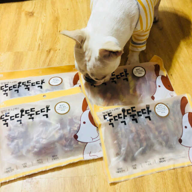 [펫토리아] 뚝딱뚝딱 400g 강아지 간식 베스트5종 리뷰 사진