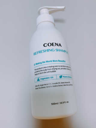 코에나샴푸 500ml — 4점을 준 리뷰어가 2019년 7월 올린 사용 사진