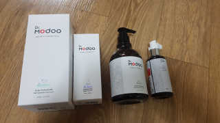 닥터모두 홈스파 스칼프 샴푸 300ml + 헤어토닉 — 4.5점을 준 리뷰어가 2019년 2월 올린 사용 사진