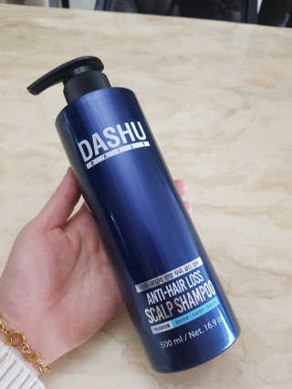다슈코리아 다슈 데일리 단백질 한방 두피 골드 샴푸 500ml — 5점을 준 리뷰어가 2019년 11월 올린 사용 사진