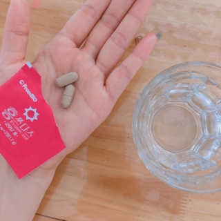 프롬바이오 홍쓰다스 아침,저녁 맞춤형 다이어트식품 14포+14포 — 4점을 준 리뷰어가 2019년 7월 올린 사용 사진