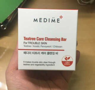 메디미 티트리케어 클렌징 바 — 2.83점을 준 리뷰어가 2017년 11월 올린 사용 사진