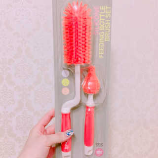 [베이비앤아이] 실리콘 사각모 회전, 일자 젖병솔세트 — 5점을 준 리뷰어가 2019년 7월 올린 사용 사진