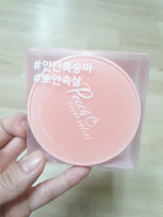 [블랙루즈] 피치 커버 벨벳 쿠션 2종 중 택1 — 4점을 준 리뷰어가 2019년 10월 올린 사용 사진