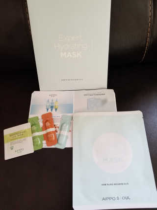 아이뽀 모든 피부 타입을위한 AIPPO Expert Hydrating Mask — 4.83점을 준 리뷰어가 2018년 2월 올린 사용 사진