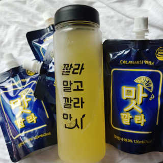 [바로푸드] 레알깔라만시1팩 + 맛깔라5팩 + 보틀1병 — 4점을 준 리뷰어가 2019년 7월 올린 사용 사진