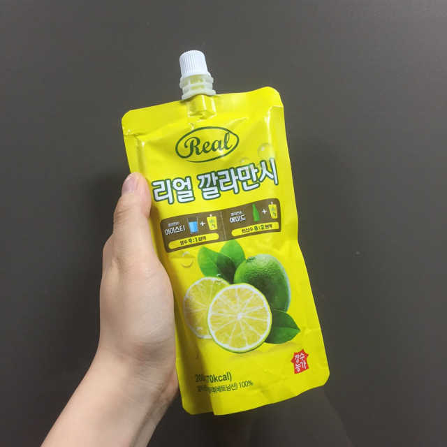 리얼깔라만시 리뷰 사진