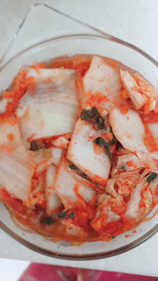 이킴 포기김치 — 5점을 준 리뷰어가 2019년 12월 올린 사용 사진