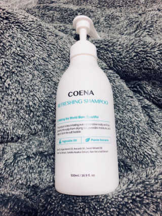 코에나샴푸 500ml — 5점을 준 리뷰어가 2019년 8월 올린 사용 사진