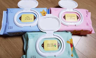 보솜이 아기물티슈 베이비케어 푸에디션 캡 74매 10입 — 5점을 준 리뷰어가 2019년 4월 올린 사용 사진