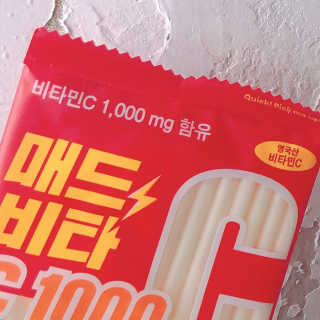 매드비타C 1000 — 5점을 준 리뷰어가 2019년 4월 올린 사용 사진