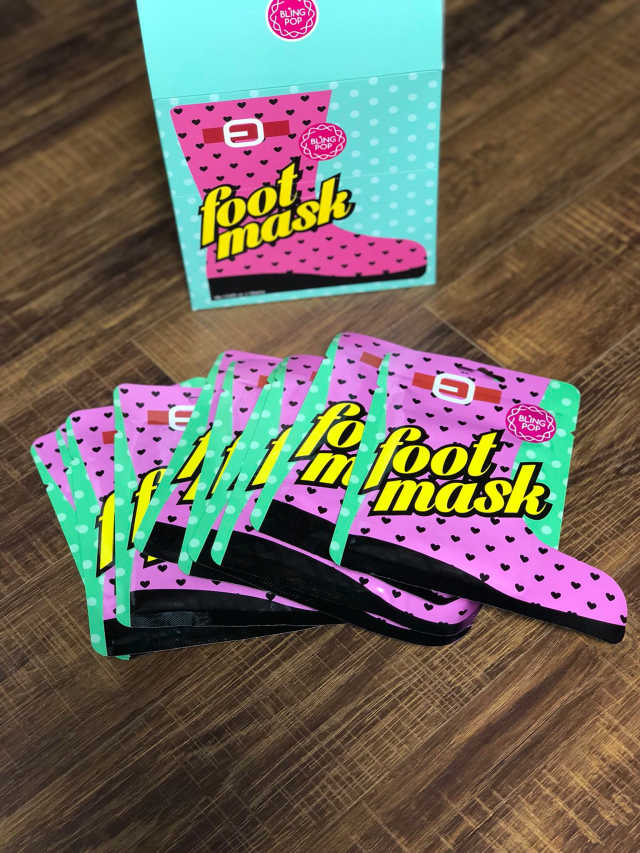 블링팩 쉐어버터 힐링 풋 마스크 리뷰 사진