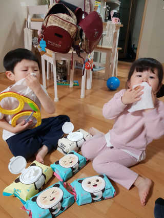 달곰이 물티슈 — 5점을 준 리뷰어가 2018년 5월 올린 사용 사진