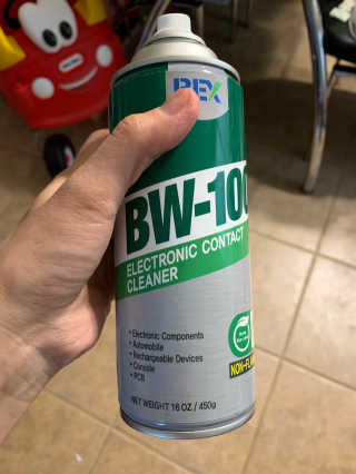 BW-100, 전자 접점 클리너 — 5점을 준 리뷰어가 2019년 11월 올린 사용 사진
