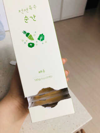 천연육수 순간 — 5점을 준 리뷰어가 2020년 3월 올린 사용 사진