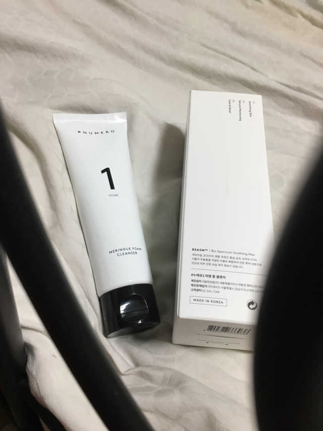 누메로 1 머랭 폼 클렌저 리뷰 사진