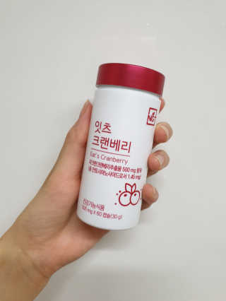 네츄럴굿띵스 잇츠 크랜베리 1병 30일분 — 5점을 준 리뷰어가 2019년 10월 올린 사용 사진