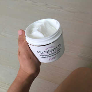 지고트 비타솔루션12 브라이트닝 앰플 크림 100ml — 4점을 준 리뷰어가 2019년 6월 올린 사용 사진