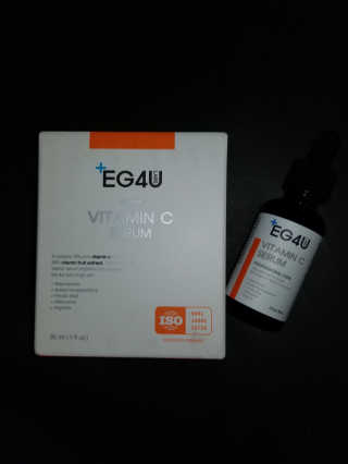 eg4u 이지포유 비타민 C 세럼 — 5점을 준 리뷰어가 2018년 8월 올린 사용 사진