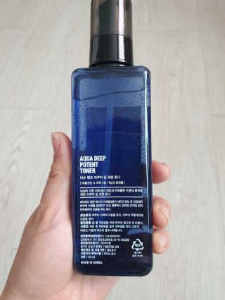 다슈코리아 다슈 맨즈 아쿠아 딥 포텐 토너 153ml — 5점을 준 리뷰어가 2019년 6월 올린 사용 사진