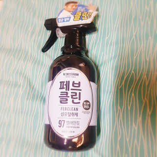 더블유드레스룸 페브클린 500ml — 5점을 준 리뷰어가 2018년 8월 올린 사용 사진