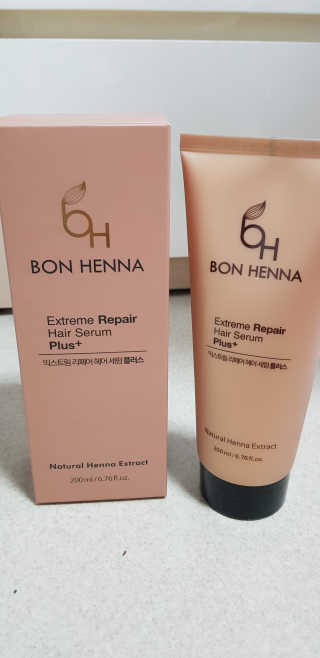 BH 본헤나 익스트림 리페어 헤어 세럼 200ml — 3.5점을 준 리뷰어가 2019년 5월 올린 사용 사진