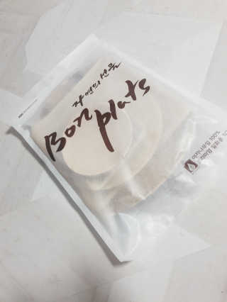 본플라 친환경 야자나무잎 접시 — 3.83점을 준 리뷰어가 2018년 9월 올린 사용 사진
