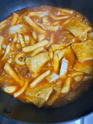 잠실맛집,홍코너떡볶이가우리집에[옛날맛,짜장맛옵션] — 5점을 준 리뷰어가 2019년 12월 올린 사용 사진