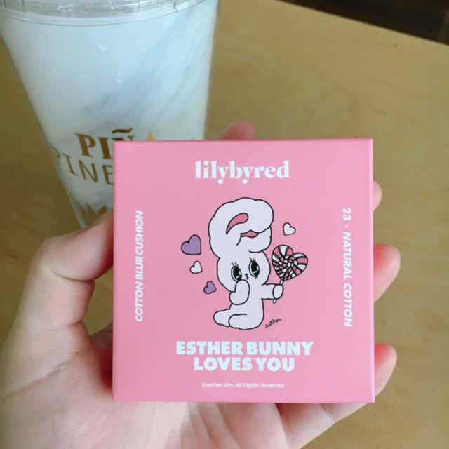 코튼블러쿠션 에스더버니에디션 리뷰 사진