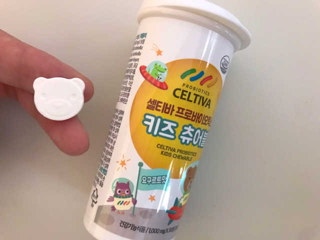 셀티바 프로바이오틱스 키즈 츄어블 리뷰 사진