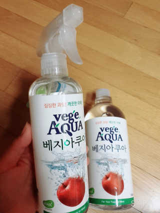 베지아쿠아 475ml + 리필 1000ml 1Set — 5점을 준 리뷰어가 2019년 7월 올린 사용 사진