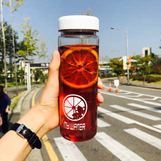 ㅎㅎ마이워터 ㅎㅎ 마이워터 과일워터팩+전용보틀_레몬오렌지 — 4.5점을 준 리뷰어가 2017년 9월 올린 사용 사진